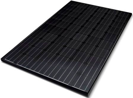 all-black-panel All black solar panel