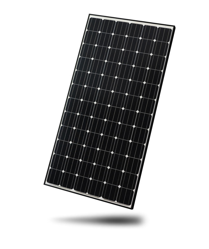 black panel black frame solar panel white backsheet