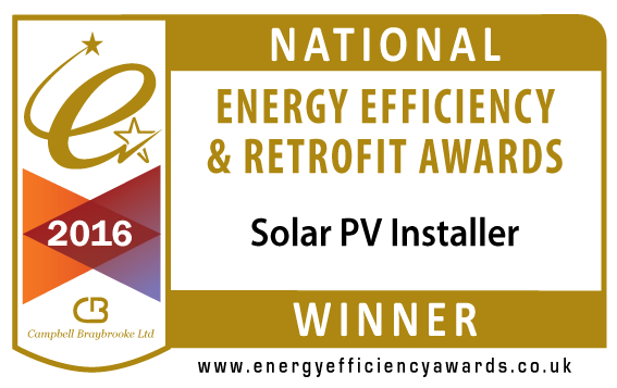 Winner Solar PV Installer - National Energy Efficiency & Retrofit Awards