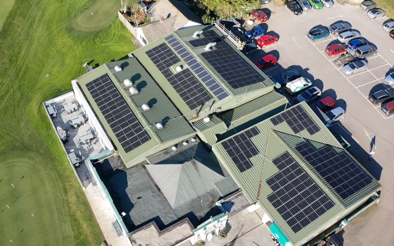tehidy-golf-club-solar-panel-install