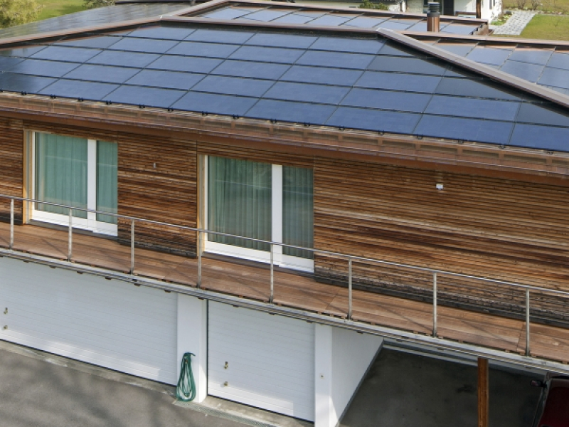 Solrif Solar panels mounting makes the whole roof solar